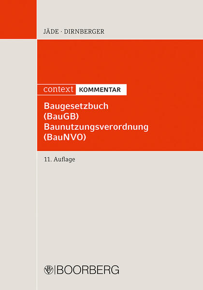 Produktbild: Baugesetzbuch, Baunutzungsverordnung | Henning Jäde