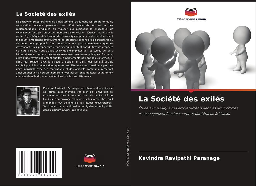 Produktbild: La Société des exilés | Kavindra Ravipathi Paranage
