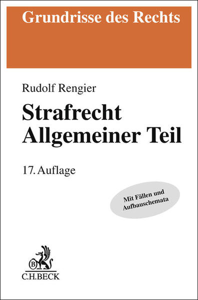 Produktbild: Strafrecht Allgemeiner Teil. Strafrecht AT | Rudolf Rengier