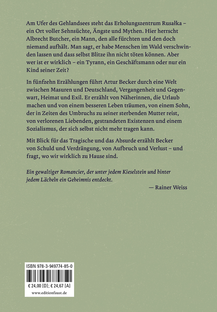Weitere Ansicht: Von Barschen, Augustäpfeln und anderen Menschen | Artur Becker