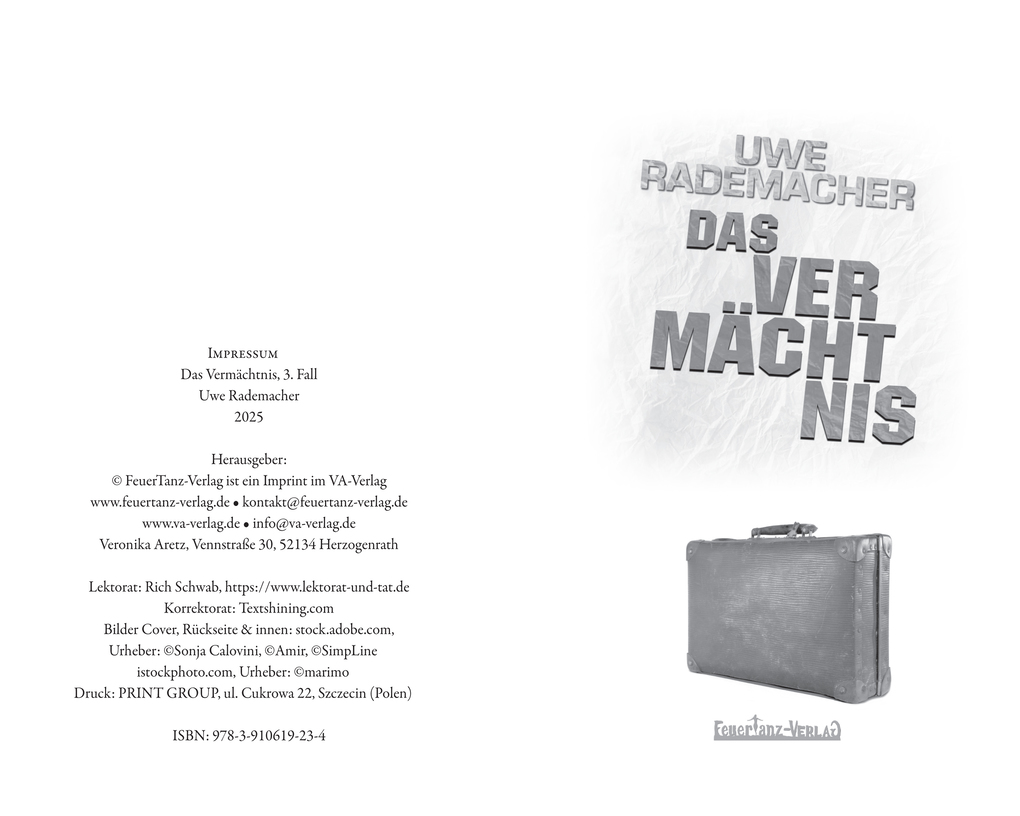 Weitere Ansicht: DAS VERMÄCHTNIS | Uwe Rademacher