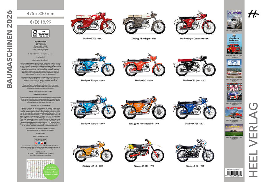 Weitere Ansicht: Zündapp Kalender 2026