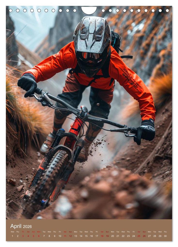 Weitere Ansicht: Downhill Adrenaline (Wall Calendar 2026 DIN A4 portrait), CALVENDO 12 Month Wall Calendar | Calvendo, Kerstin Waurick