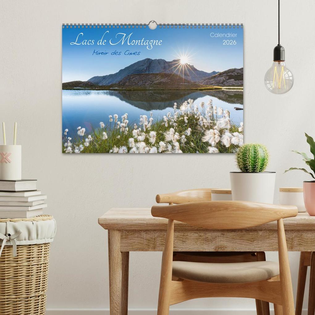 Weitere Ansicht: Lacs de montagne. Miroir des cimes (Calendrier mural 2026 DIN A3 vertical), CALVENDO calendrier mensuel | Calvendo, Michel CAVALIER