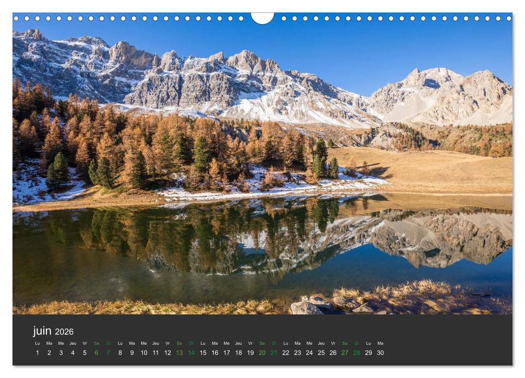 Weitere Ansicht: Lacs de montagne. Miroir des cimes (Calendrier mural 2026 DIN A3 vertical), CALVENDO calendrier mensuel | Calvendo, Michel CAVALIER