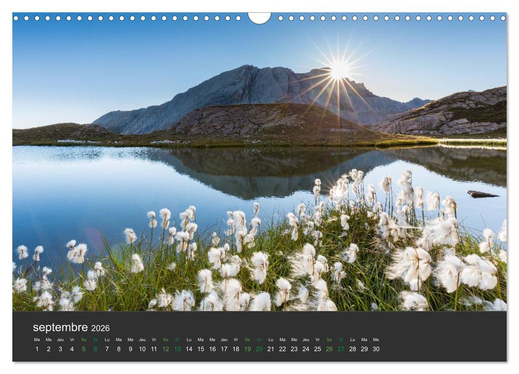 Weitere Ansicht: Lacs de montagne. Miroir des cimes (Calendrier mural 2026 DIN A3 vertical), CALVENDO calendrier mensuel | Calvendo, Michel CAVALIER
