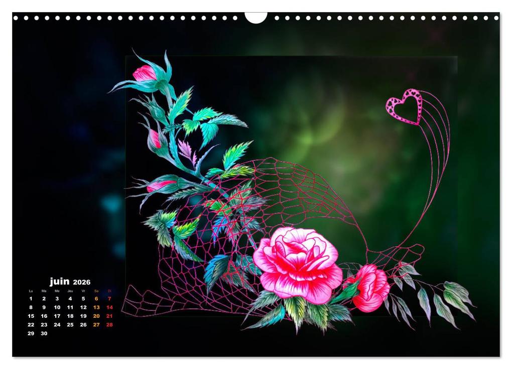 Weitere Ansicht: Images d'art Ikebana (Calendrier mural 2026 DIN A3 vertical), CALVENDO calendrier mensuel | Calvendo, Dusanka Djeric