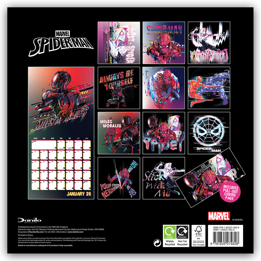 Weitere Ansicht: Marvel Spider-Man - Spiderman - Offizieller Kalender 2026