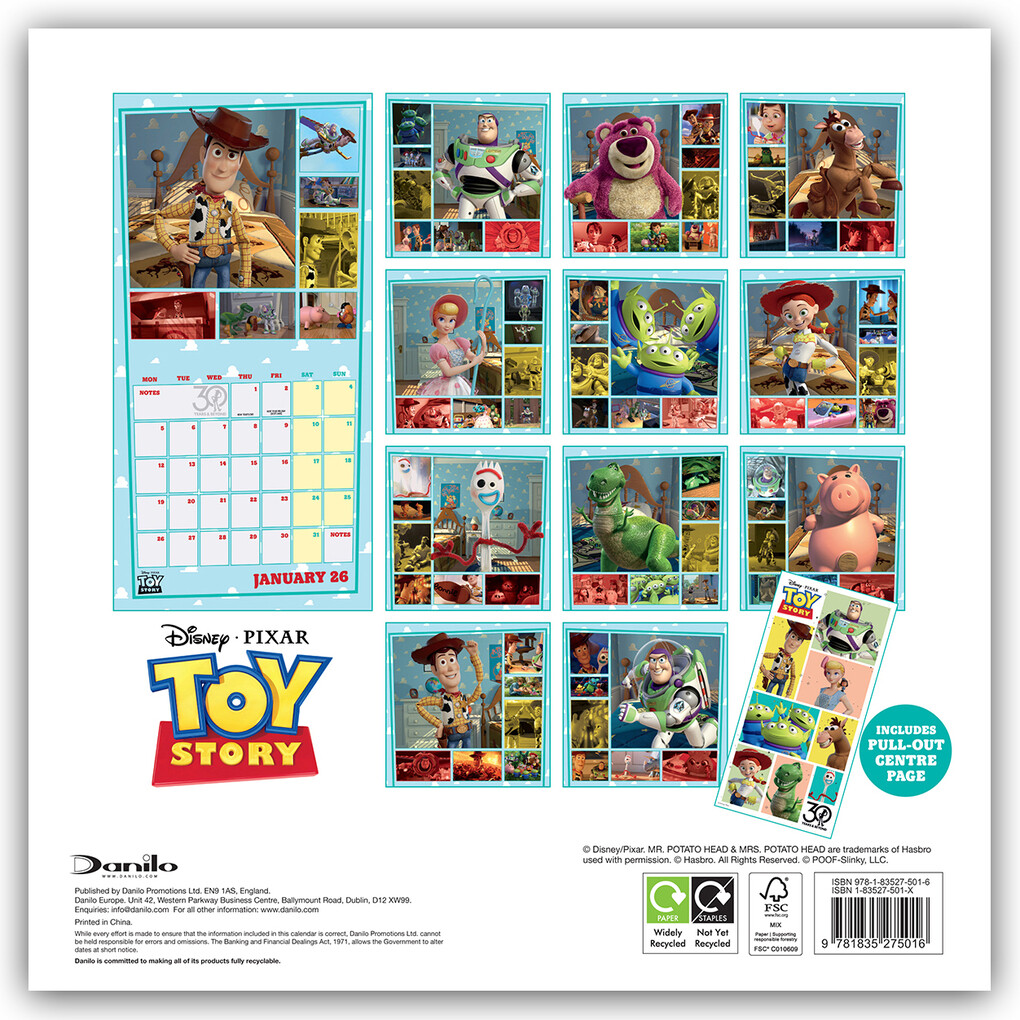 Weitere Ansicht: Toy Story - Offizieller Kalender 2026