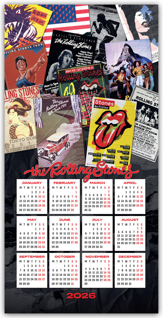 Weitere Ansicht: The Rolling Stones - Die Rolling Stones 2026 - Wandkalender