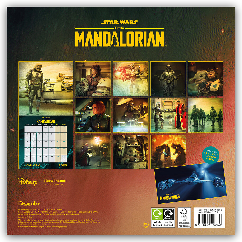 Weitere Ansicht: Star Wars - The Mandalorian 2026 - Wandkalender