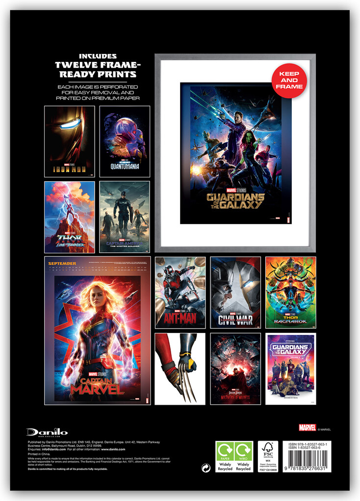Weitere Ansicht: Marvel Studios 2026 - Deluxe A3-Posterkalender