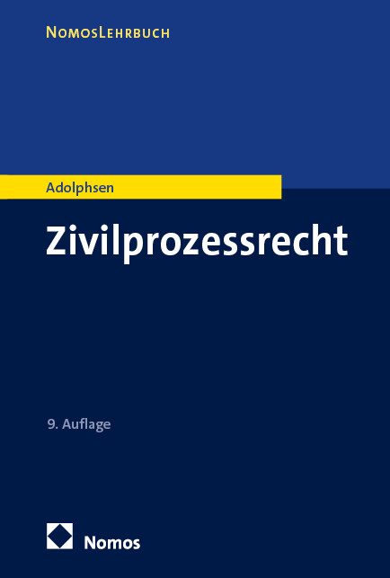 Weitere Ansicht: Zivilprozessrecht | Jens Adolphsen