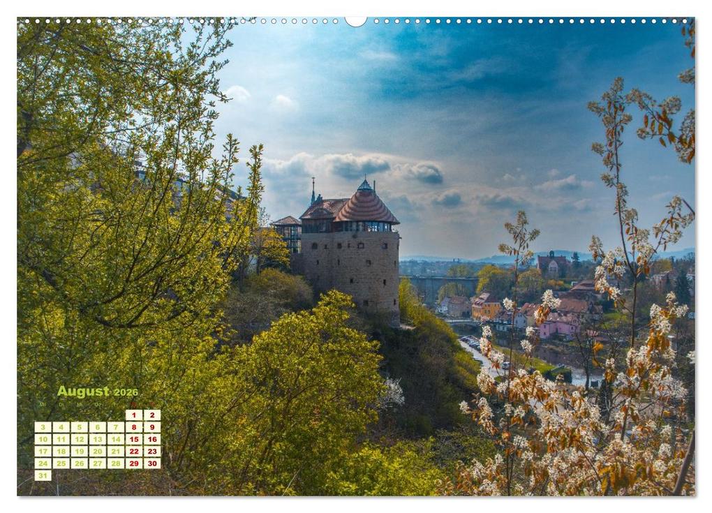 Weitere Ansicht: Bautzen neu erleben - Monat für Monat urban eingefangen (hochwertiger Premium Wandkalender 2026 DIN A2 quer), Kunstdruck in Hochglanz | Tanja Riedel, Calvendo