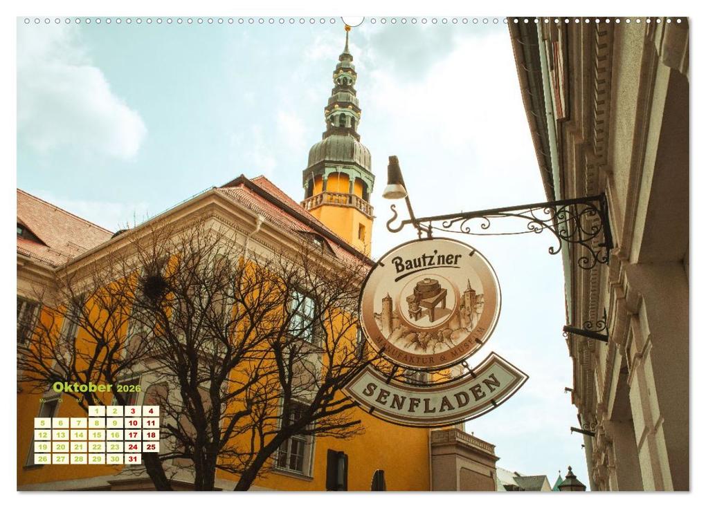 Weitere Ansicht: Bautzen neu erleben - Monat für Monat urban eingefangen (hochwertiger Premium Wandkalender 2026 DIN A2 quer), Kunstdruck in Hochglanz | Tanja Riedel, Calvendo