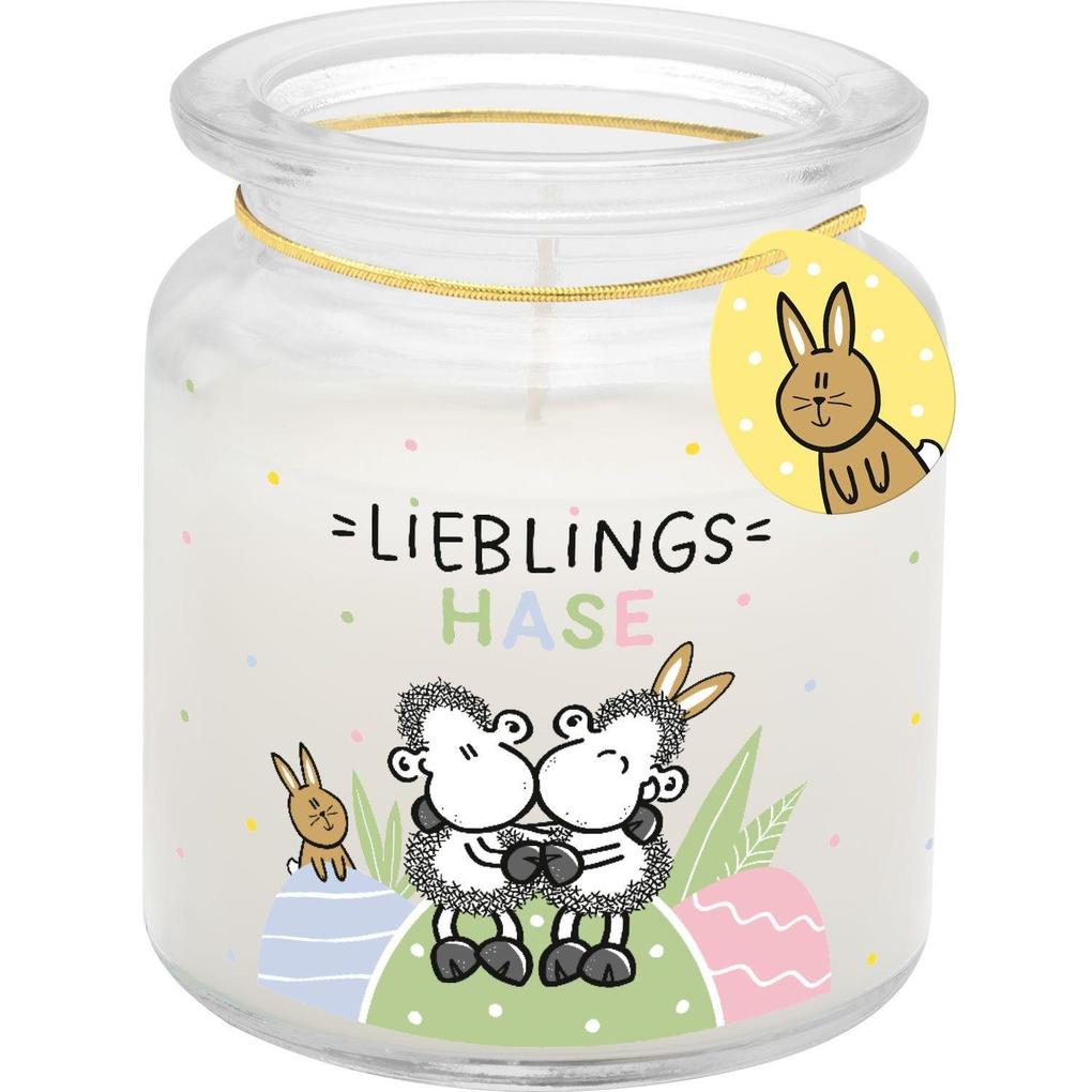 Weitere Ansicht: Kerze im Glas Lieblingshase