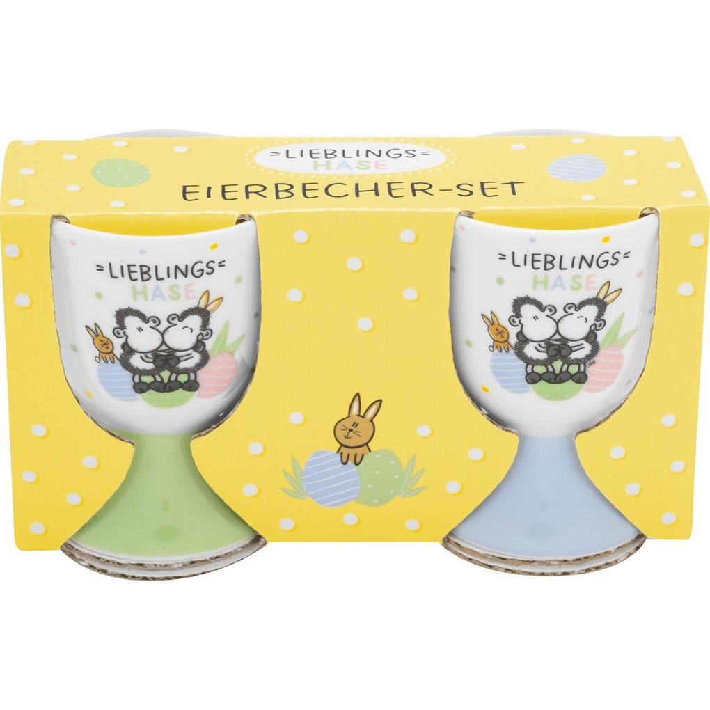Weitere Ansicht: Eierbecher-Set Lieblingshase