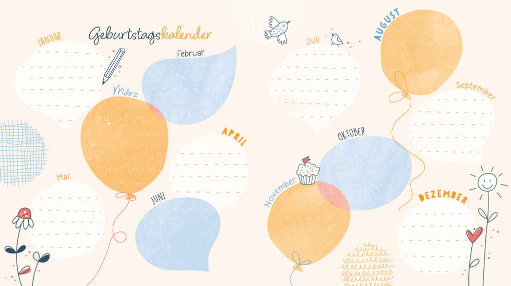 Weitere Ansicht: Meine Freundinnen und Freunde Floral