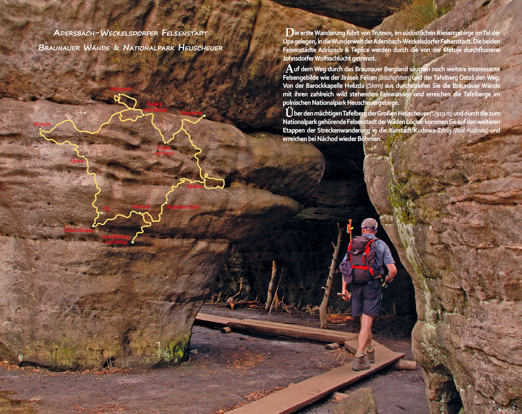 Weitere Ansicht: Adersbach Weckelsdorfer Felsenstadt, Adlergebirge & Altvatergebirge | Sabine Flöry, Jörg Schaar