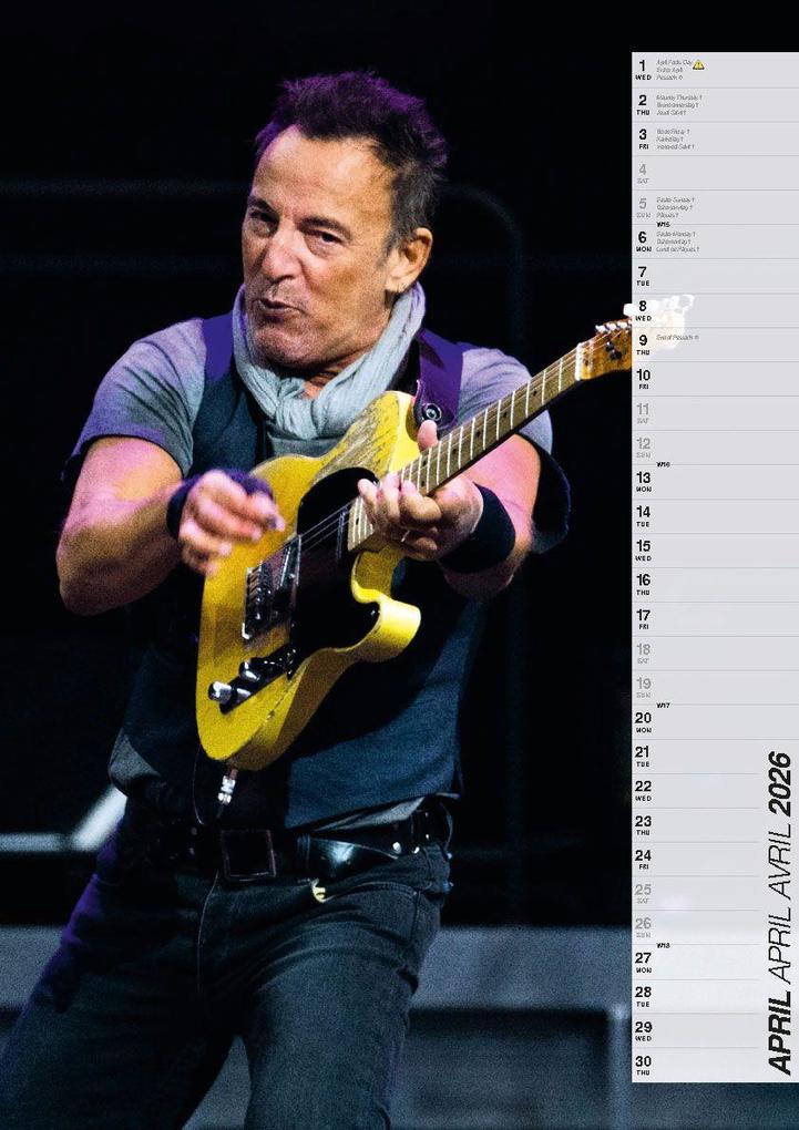 Weitere Ansicht: Bruce Springsteen Kalender 2026 | Bruce Springsteen
