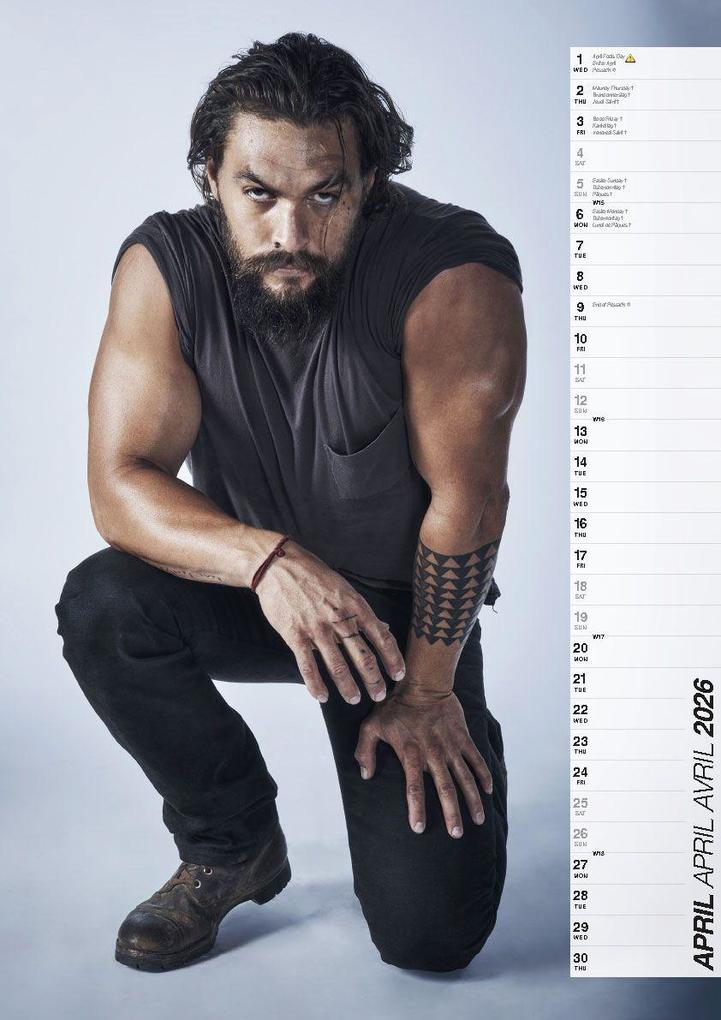 Weitere Ansicht: Jason Momoa Kalender 2026 | Jason Momoa