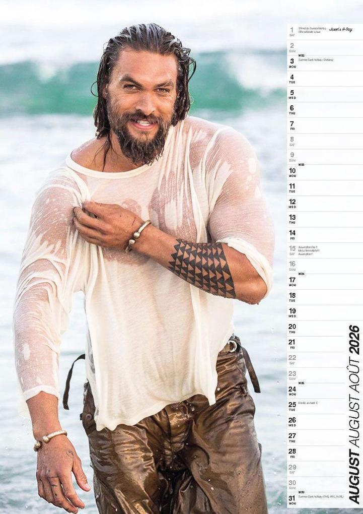 Weitere Ansicht: Jason Momoa Kalender 2026 | Jason Momoa