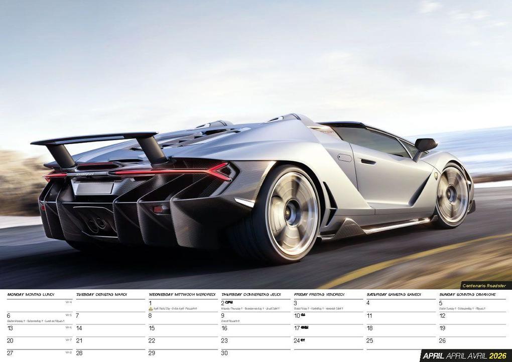 Weitere Ansicht: Lamborghini Kalender 2026