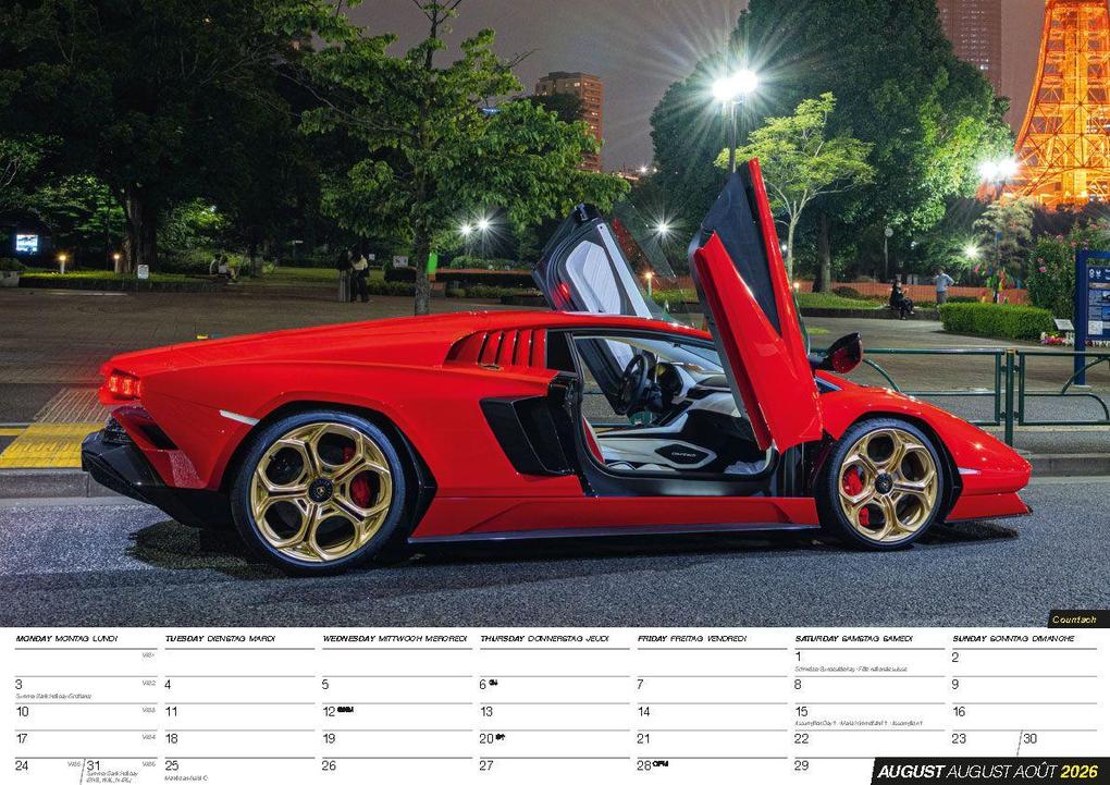 Weitere Ansicht: Lamborghini Kalender 2026