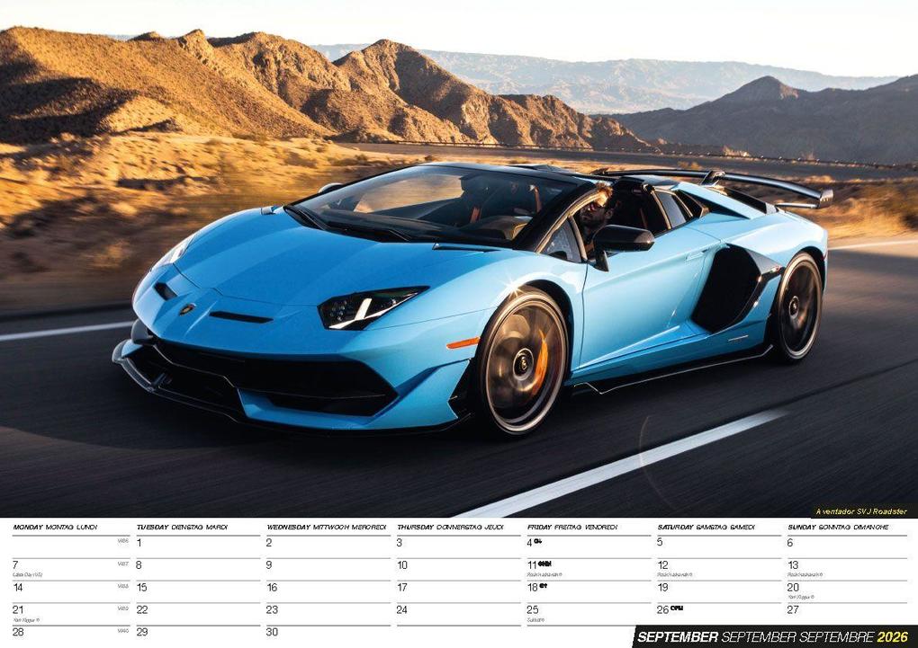 Weitere Ansicht: Lamborghini Kalender 2026
