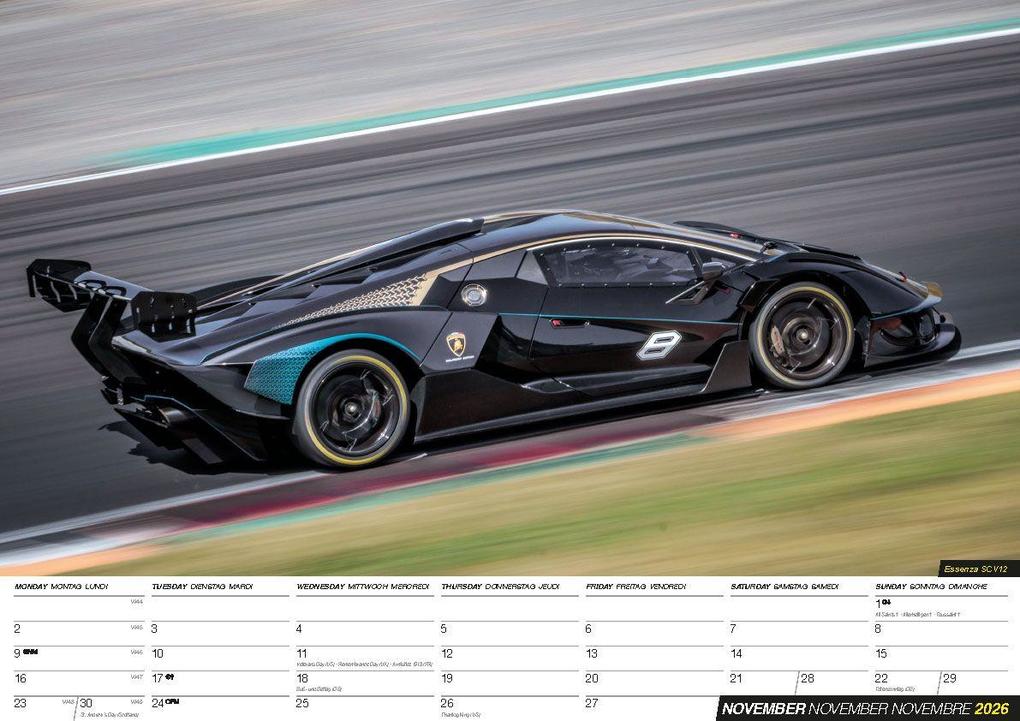 Weitere Ansicht: Lamborghini Kalender 2026