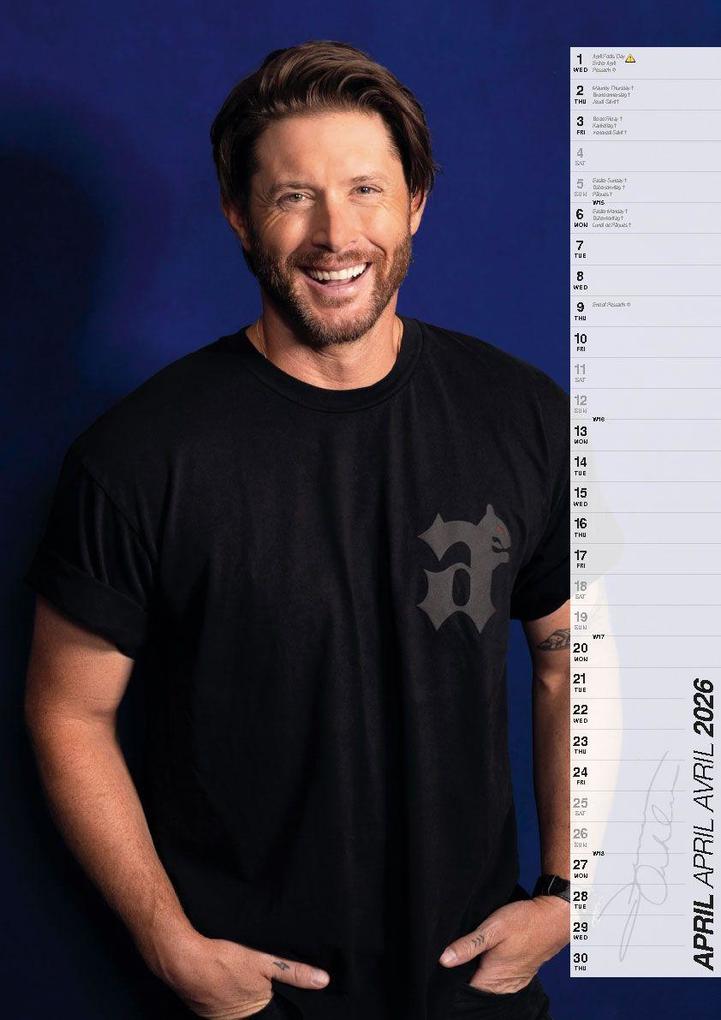 Weitere Ansicht: Jensen Ackles Kalender 2026 | Jensen Ackles, Dean Winchester