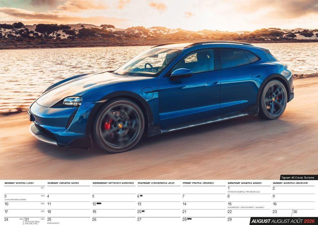 Weitere Ansicht: Porsche Kalender 2026