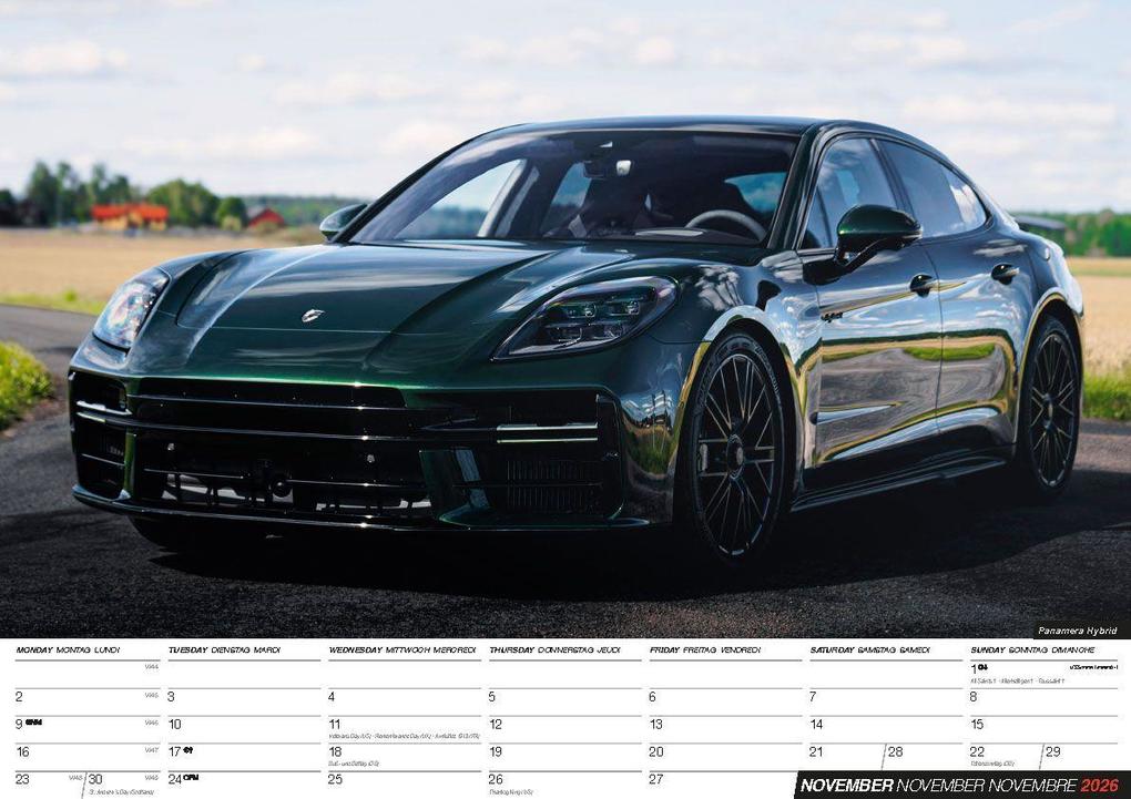 Weitere Ansicht: Porsche Kalender 2026