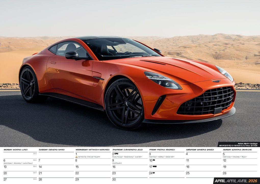 Weitere Ansicht: Sports Cars 2026 - Sportwagen - Autos Kalender