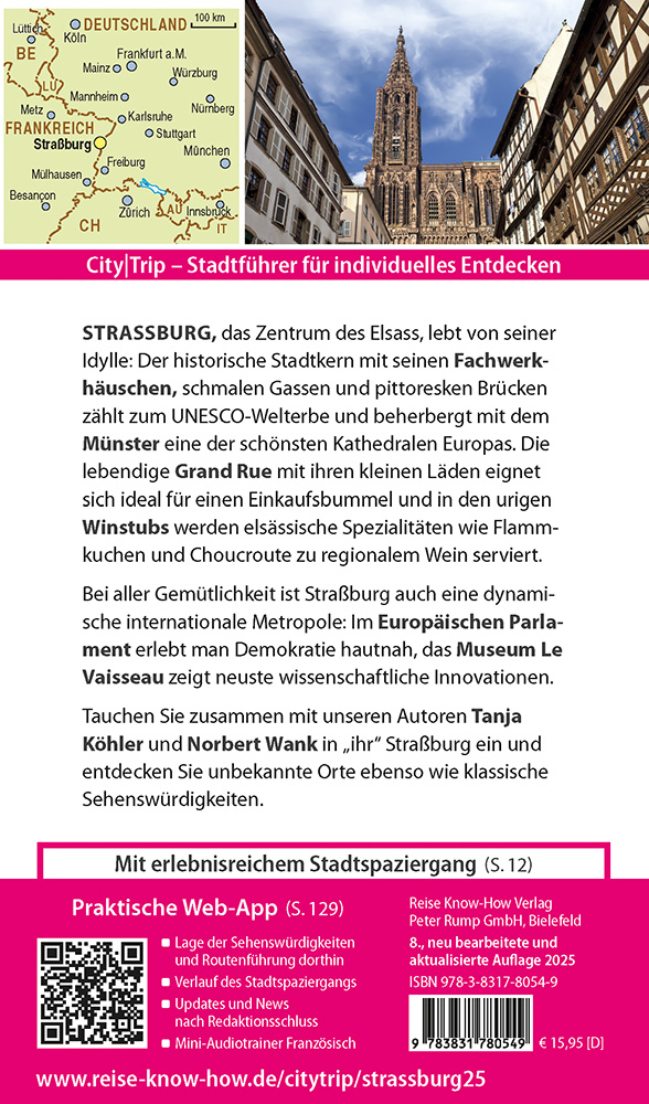 Weitere Ansicht: Reise Know-How CityTrip Straßburg | Tanja Köhler, Norbert Wank