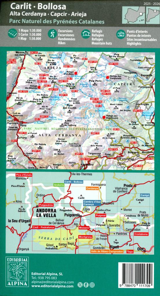 Weitere Ansicht: Carlit Bollosa 1:30000