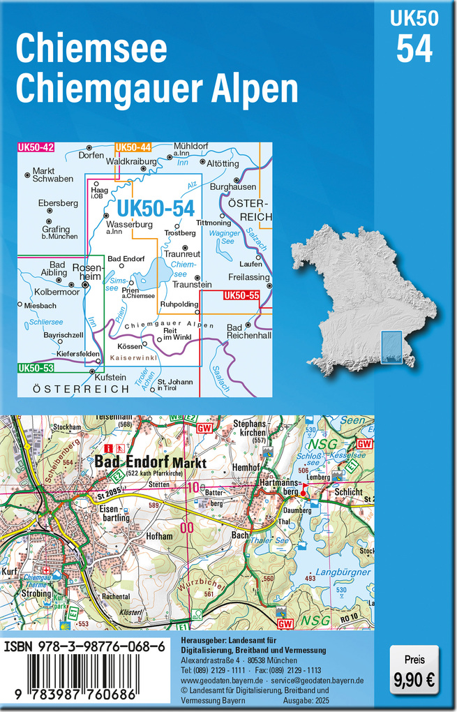 Weitere Ansicht: UK50-54 Chiemsee, Chiemgauer Alpen