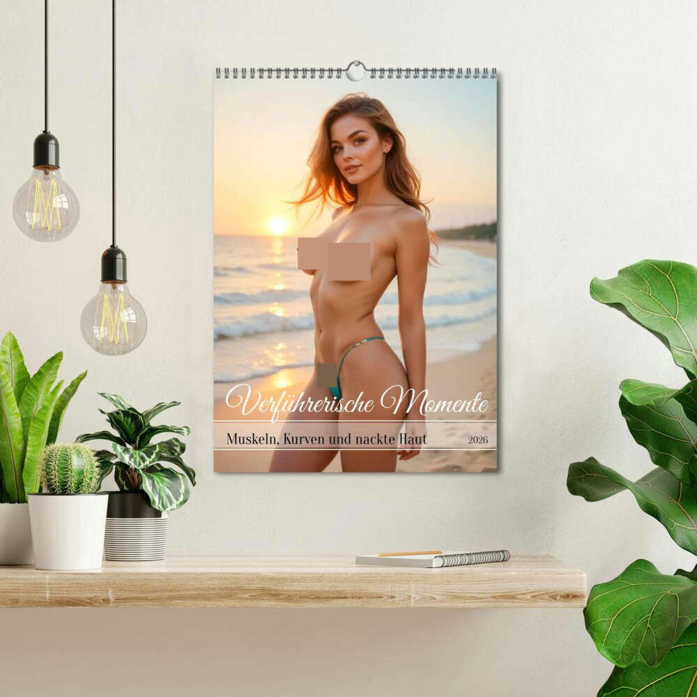 Weitere Ansicht: Verführerische Momente - Muskeln, Kurven und nackte Haut (Wandkalender 2026 DIN A3 hoch), CALVENDO Monatskalender | pixs:sell pixs:sell, Calvendo, pixs:sell, Sell Pixs:Sell