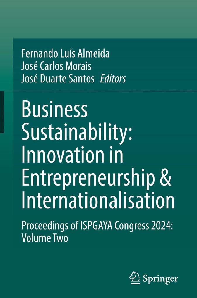 Produktbild: Business Sustainability: Innovation in Entrepreneurship & Internationalisation