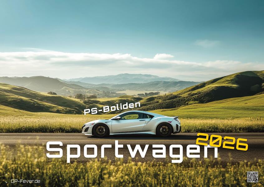 Produktbild: Sportwagen - PS-Boliden - 2026 - Kalender DIN A3