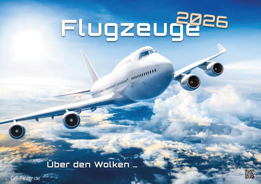 Produktbild: Planes - Über den Wolken - Flugzeuge - 2026 - Kalender DIN A3