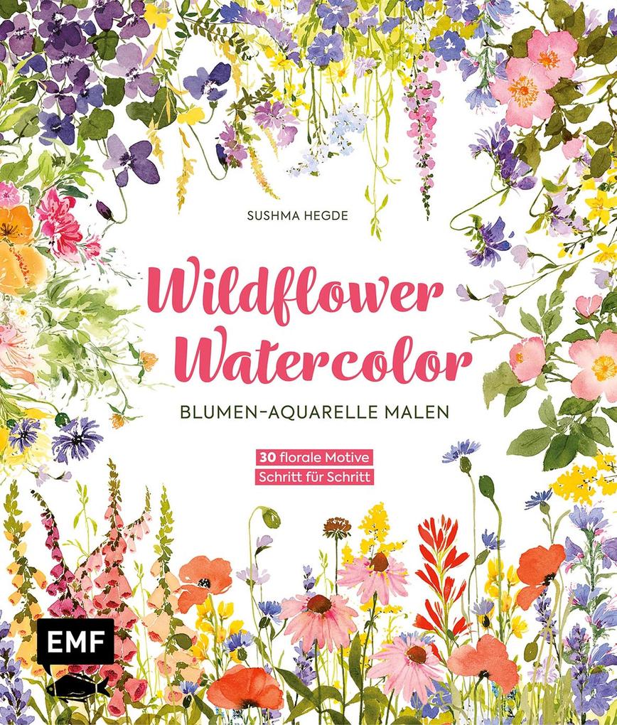 Produktbild: Wildflower Watercolor - Blumen-Aquarelle malen | Sushma Hegde
