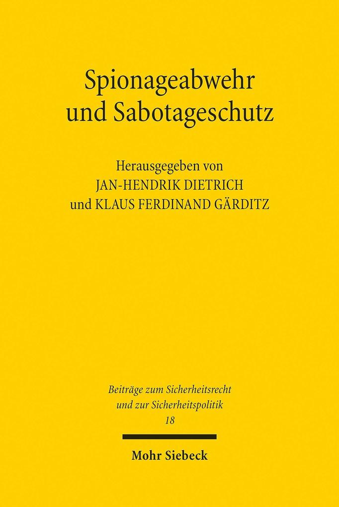 Produktbild: Spionageabwehr und Sabotageschutz