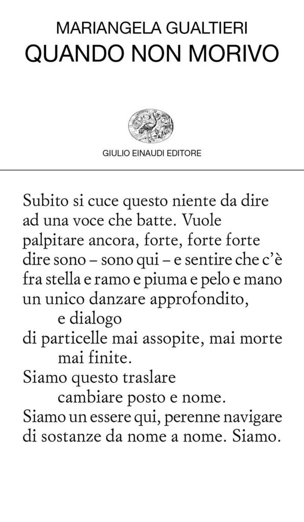 Produktbild: Quando non morivo | Mariangela Gualtieri