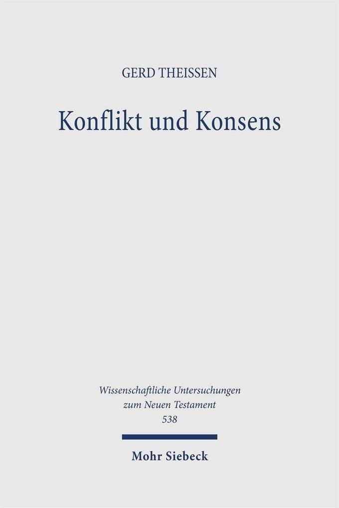 Produktbild: Konflikt und Konsens | Gerd Theißen