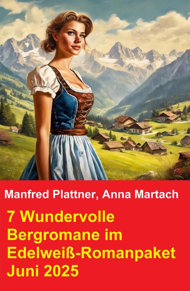 Produktbild: 7 Wundervolle Bergromane im Edelweiß-Romanpaket Juni 2025 | Manfred Plattner, Anna Martach