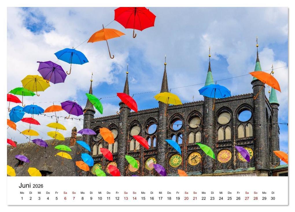 Weitere Ansicht: Lübeck - Im Licht der Zeit (Wandkalender 2026 DIN A4 quer), CALVENDO Monatskalender | Constantin Ticu, Calvendo
