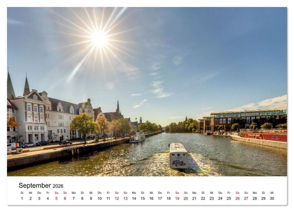 Weitere Ansicht: Lübeck - Im Licht der Zeit (Wandkalender 2026 DIN A4 quer), CALVENDO Monatskalender | Constantin Ticu, Calvendo