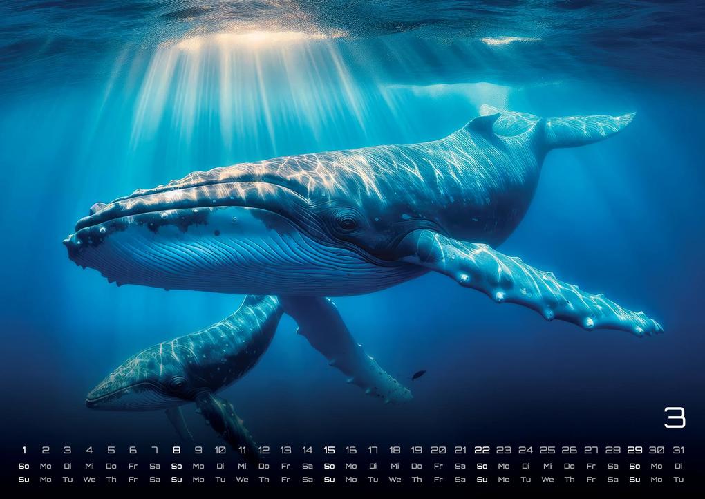 Weitere Ansicht: Sealife - verborgene Tiefen - 2026 - Kalender DIN A2