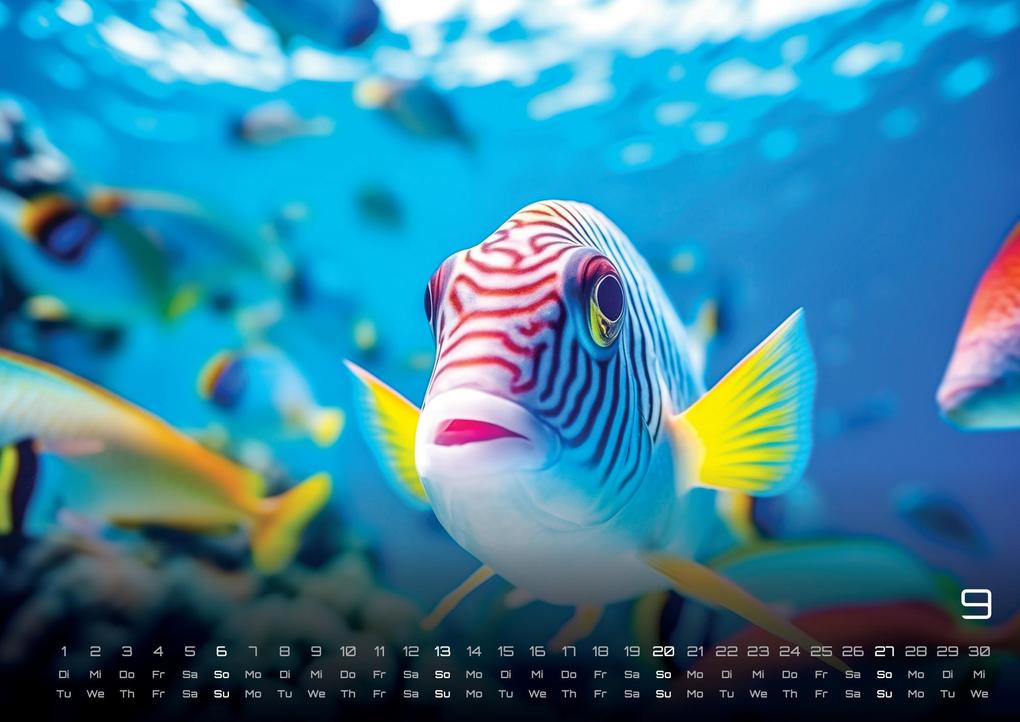 Weitere Ansicht: Sealife - verborgene Tiefen - 2026 - Kalender DIN A2